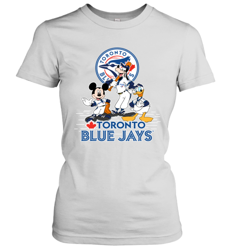 MLB Los Angeles Dodgers Mickey Mouse Donald Duck Goofy Baseball T