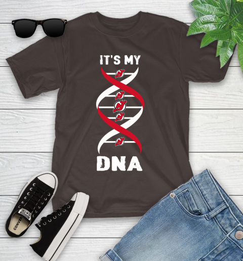 New Jersey Devils NHL Hockey It's My DNA Sports Youth T-Shirt 7