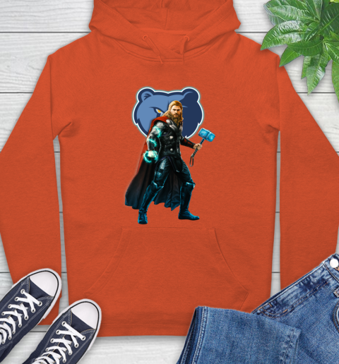 NBA Thor Avengers Endgame Basketball Memphis Grizzlies Hoodie 5