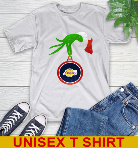 Los Angeles Lakers Grinch Merry Christmas NBA Basketball T-Shirt 12