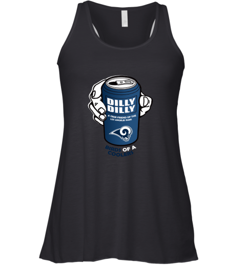 Bud Light Dilly Dilly! Los Angeles Rams Birds Of A Cooler Racerback Tank