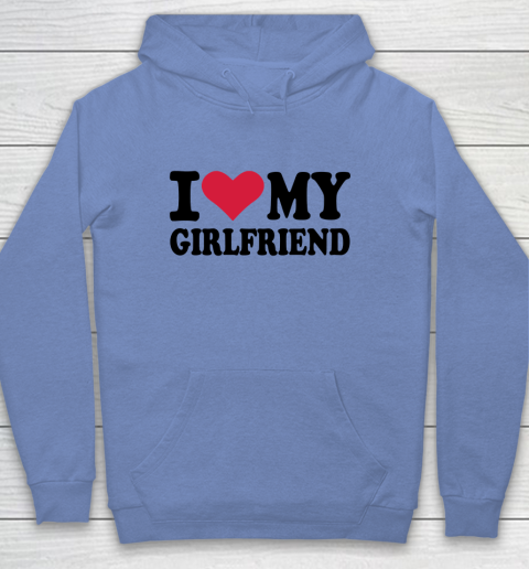 I Heart My Girlfriend  I Love My Girlfriend Funny Youth Hoodie 7
