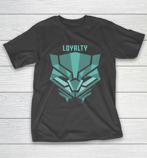 Marvel Black Panther Teal Loyalty Logo Graphic T-Shirt