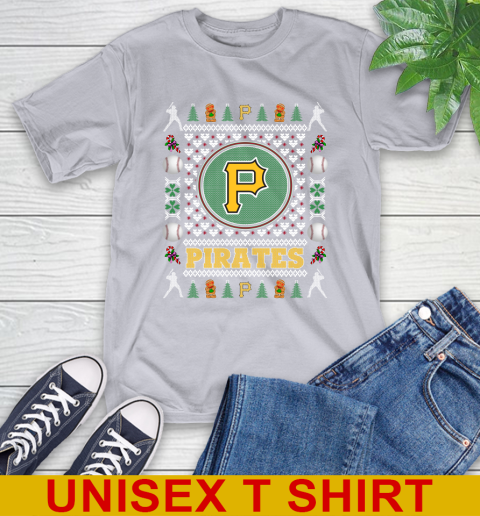 Pittsburgh Pirates Merry Christmas MLB Baseball Loyal Fan T-Shirt - Image 6