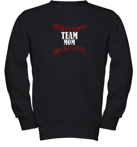 Baseball Softball Team Mom Shirt Gift Youth Sweatshirt