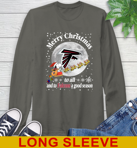 Atlanta Falcons Merry Christmas To All And ToF alcons A Good Season NFL Football Sports Long Sleeve T-Shirt 10
