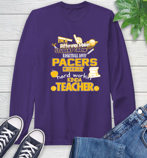 LA Clippers NBA I'm A Difference Making Student Caring Basketball Loving Kinda Teacher (2) Long Sleeve T-Shirt 5
