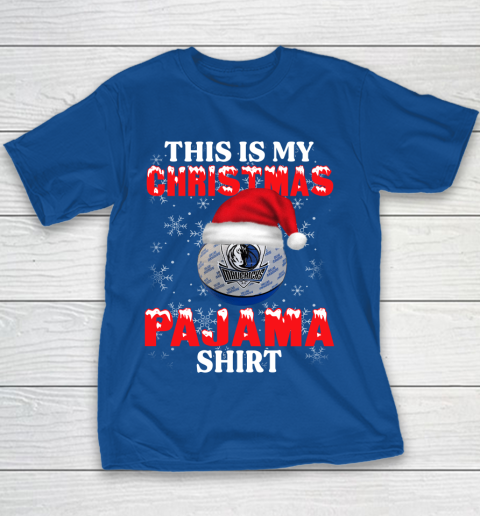 Dallas Mavericks This Is My Christmas Pajama Shirt NBA Youth T-Shirt 6