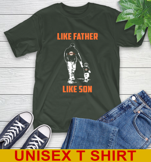 San Francisco Giants MLB Baseball Like Father Like Son Sports T-Shirt 6