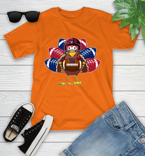 New York Giants Turkey Thanksgiving Day Youth T-Shirt 7
