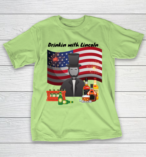 Beer Lover Funny Shirt Drinkin with Lincoln T-Shirt 6