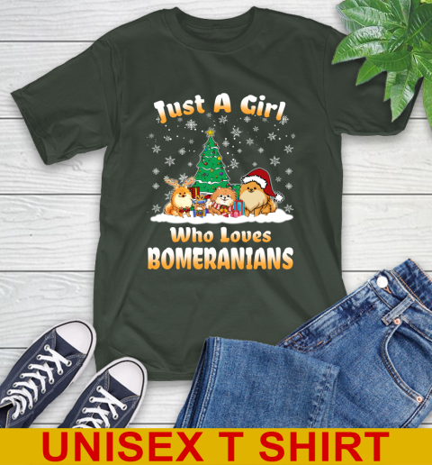 Christmas Just a girl who love pomeranians dog pet lover 6