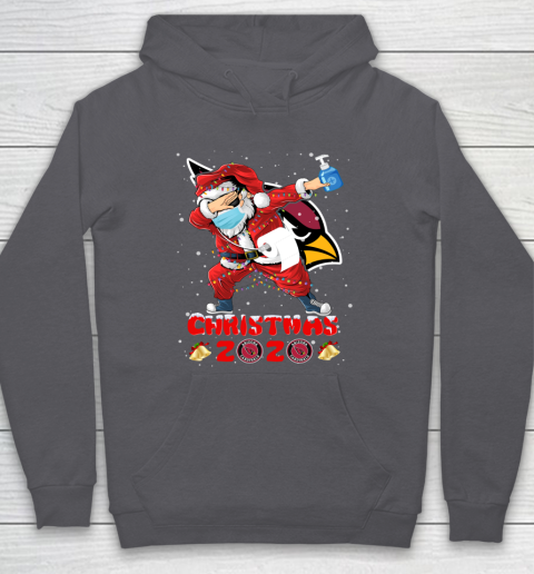Arizona Cardinals Funny Santa Claus Dabbing Christmas 2020 NFL Hoodie 4