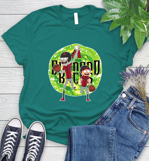 MLB Arizona Diamondbacks Rick And Morty Baseball Sports Women's T-Shirt 12