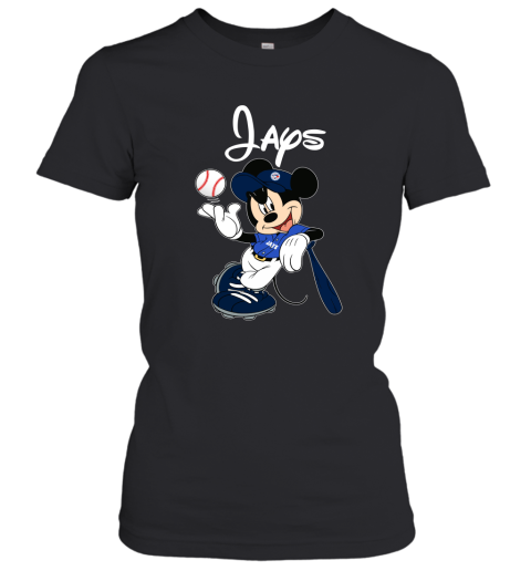 Baseball Mickey Team Toronto Blue Jays Women's T-Shirt