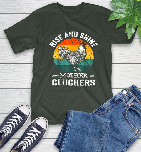 Rise And Shine Mother Cluckers Vintage Shirt 6
