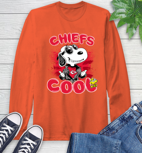 NFL Football Kansas City Chiefs Cool Snoopy Shirt Long Sleeve T-Shirt 4