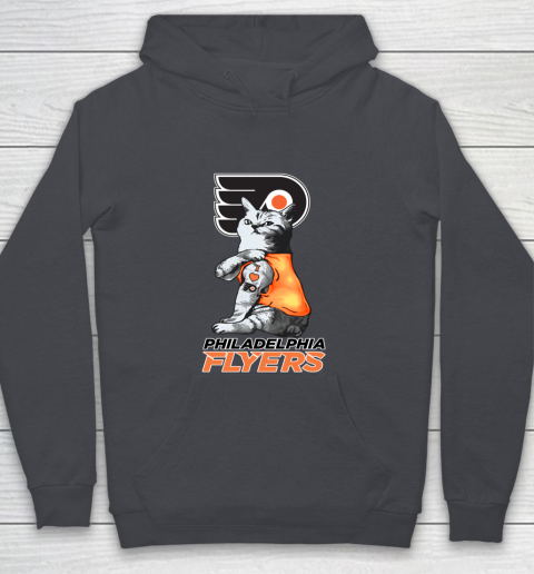 NHL My Cat Loves Philadelphia Flyers Hockey Youth Hoodie 5