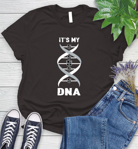Los Angeles Kings NHL Hockey It's My DNA Sports Women's T-Shirt 11