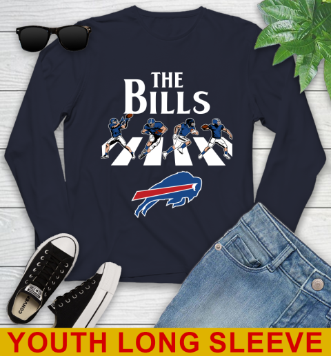 NFL Football Buffalo Bills The Beatles Rock Band Shirt Youth Long Sleeve 2