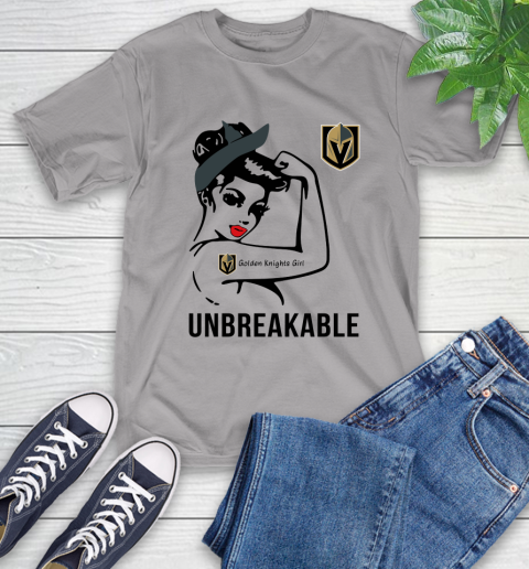 NHL Vegas Golden Knights Girl Unbreakable Hockey Sports T-Shirt 4