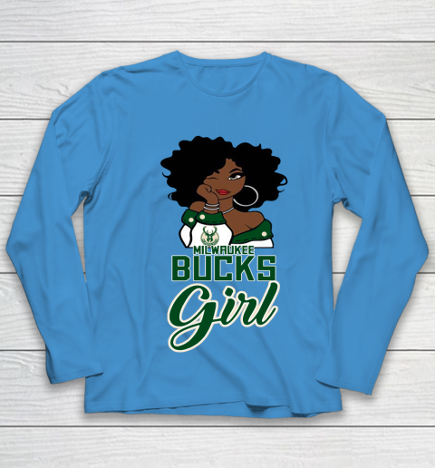 Milwaukee Bucks Girl NBA Youth Long Sleeve 7