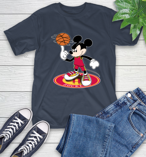 NBA Basketball Houston Rockets Cheerful Mickey Disney Shirt T-Shirt 4