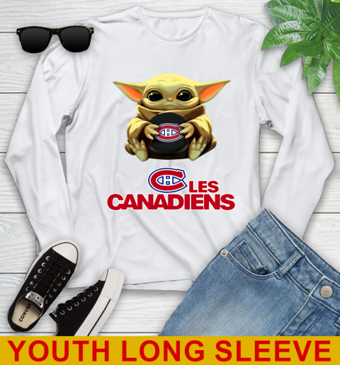 NHL Hockey Montreal Canadiens Star Wars Baby Yoda Shirt 122