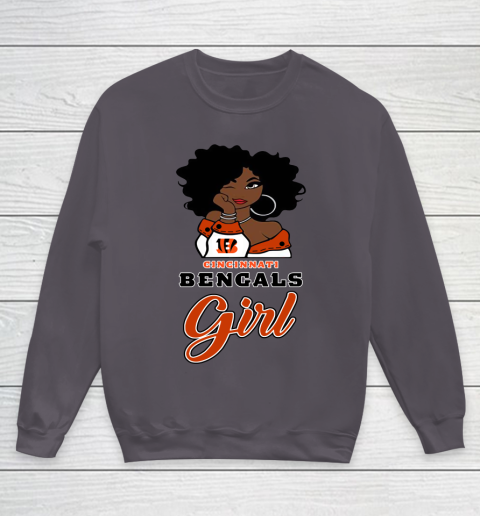 Cincinnati Bengals Girl NFL Youth Sweatshirt 6