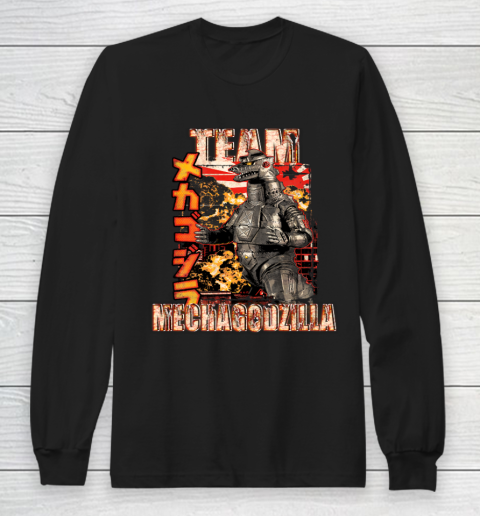 Team Mechagodzilla Japan Vintage Style Long Sleeve T-Shirt