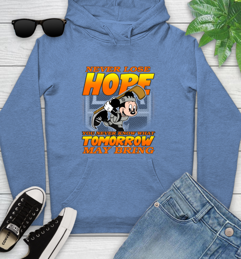 Los Angeles Kings NHL Hockey ootball Mickey Disney Never Lose Hope (1) Youth Hoodie 13