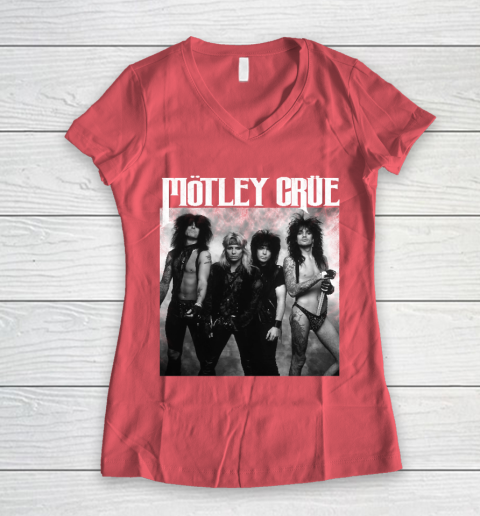 Motley Crue Perfect Crue Women's V-Neck T-Shirt 4