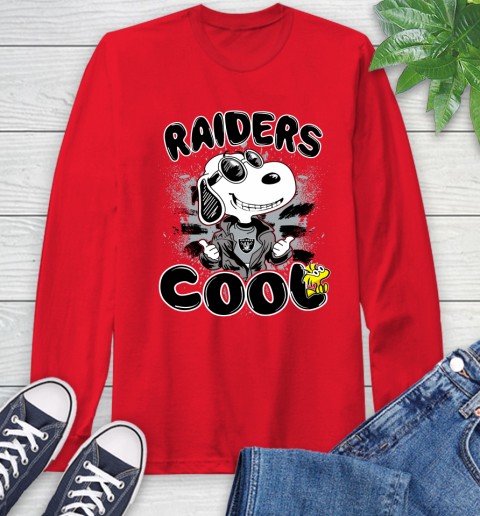 NFL Football Oakland Raiders Cool Snoopy Shirt Long Sleeve T-Shirt 12