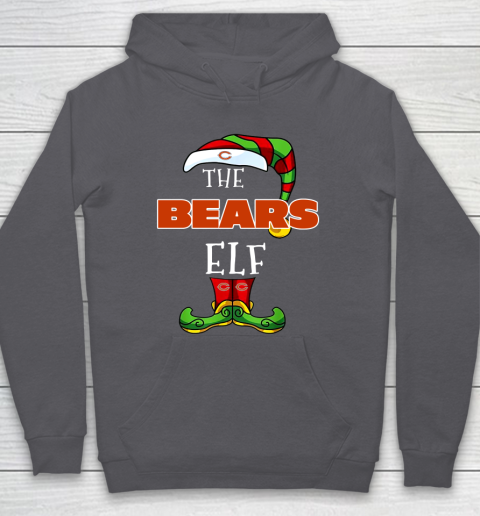 Chicago Bears Christmas ELF Funny NFL Hoodie 4