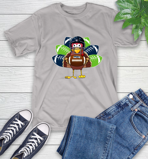 Seattle Seahawks Turkey Thanksgiving Day T-Shirt 12