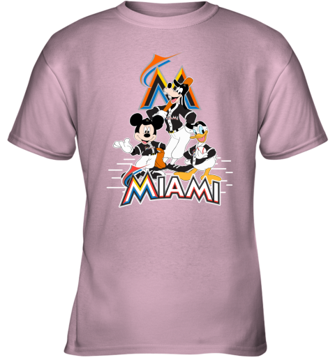 Miami Marlins Mickey Donald And Goofy Baseball Unisex Jersey Tee 