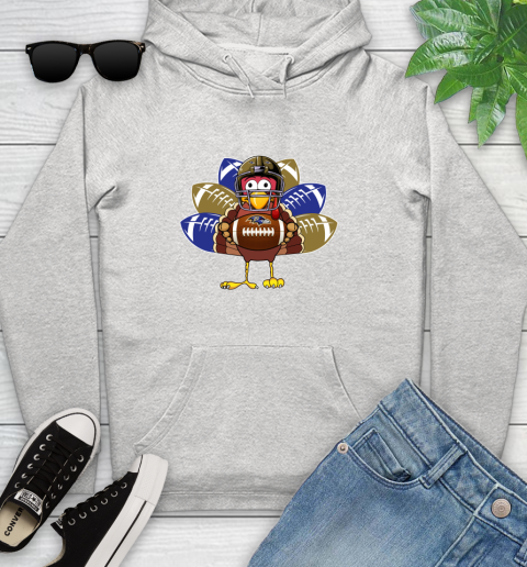 Baltimore Ravens Turkey Thanksgiving Day Youth Hoodie