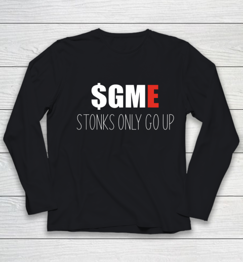 WallStreetBets WSB GME Stock Market Youth Long Sleeve