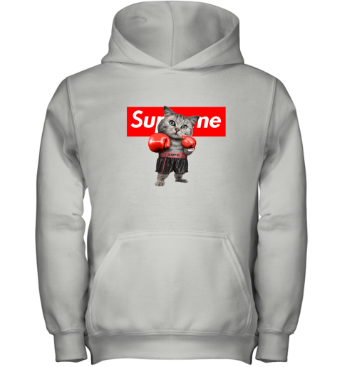 Supreme Boxing CatSupreme Boxing Cat Youth Hoodie