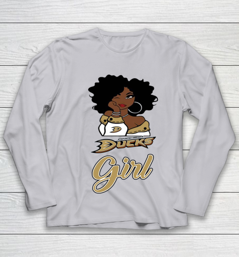 Anaheim Ducks Girl NHL Youth Long Sleeve 5