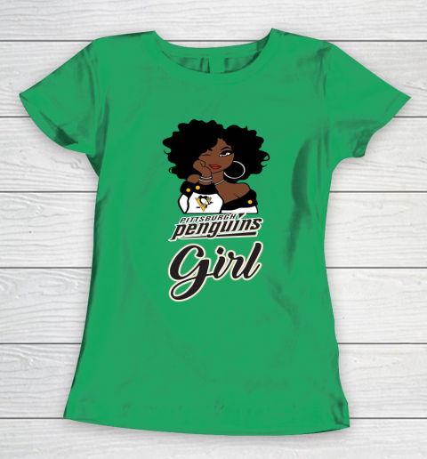 Pittsburgh Penguins Girl NHL Women's T-Shirt 7