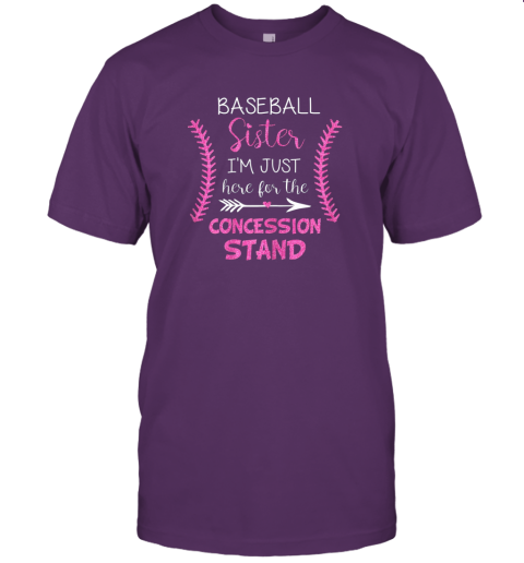 e9wa new baseball sister shirt i39 m just here for the concession stand jersey t shirt 60 front team purple