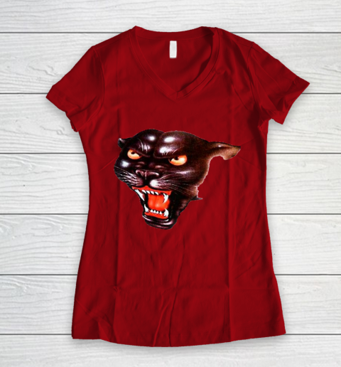 Roddy Piper Panther Vintage Women's V-Neck T-Shirt 6