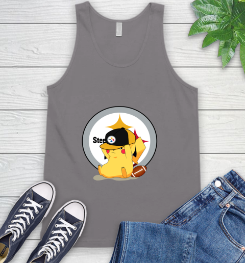 NFL Pikachu Football Sports Pittsburgh Steelers Tank Top 7