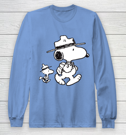 Funny Snoopy Woodstock Camping Long Sleeve T-Shirt 8