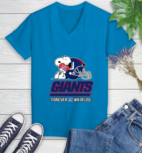 NFL The Peanuts Movie Snoopy Forever Win Or Lose Football New York Giants 83