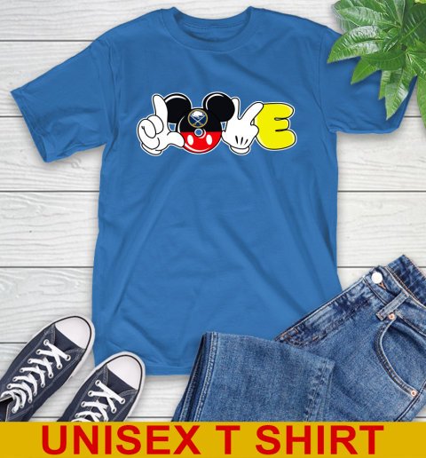 Buffalo Sabres NHL Hockey Love Mickey Disney Sports T-Shirt 9