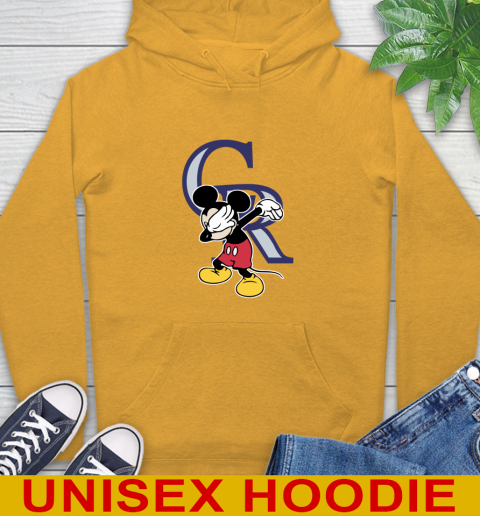 Colorado Rockies MLB Baseball Dabbing Mickey Disney Sports Hoodie 3