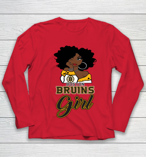 Boston Bruins Girl NHL Youth Long Sleeve 10