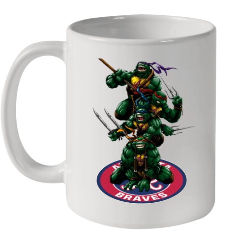 MLB Baseball Atlanta Braves Teenage Mutant Ninja Turtles Shirt Ceramic Mug 11oz